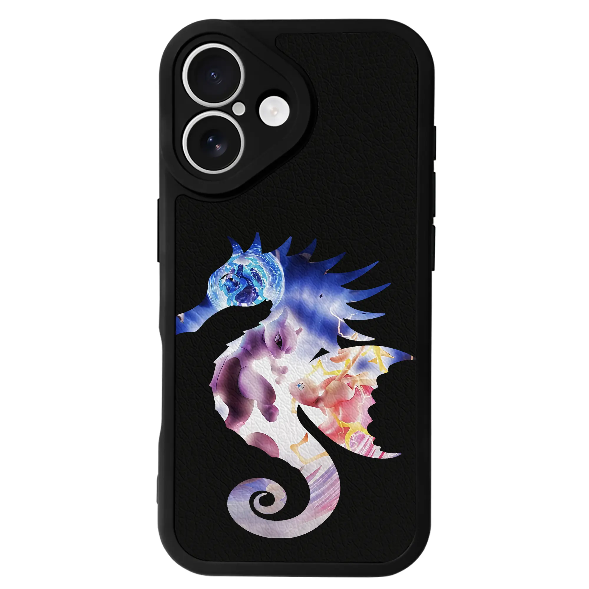 ポケモン グッズ,ミュウ - IPhone 16シリーズ対応 ・ シリコンスマホケース ・ レザー調 ・ 高精度フィット ・ 耐衝撃 ・ ワイヤレス充電対応 ・ 精密カット